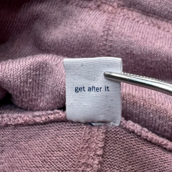 Old Navy Active Pink Heathered Cowl Neck Pullover Sweatshirt Womens Size L Top - Picture 4 of 12